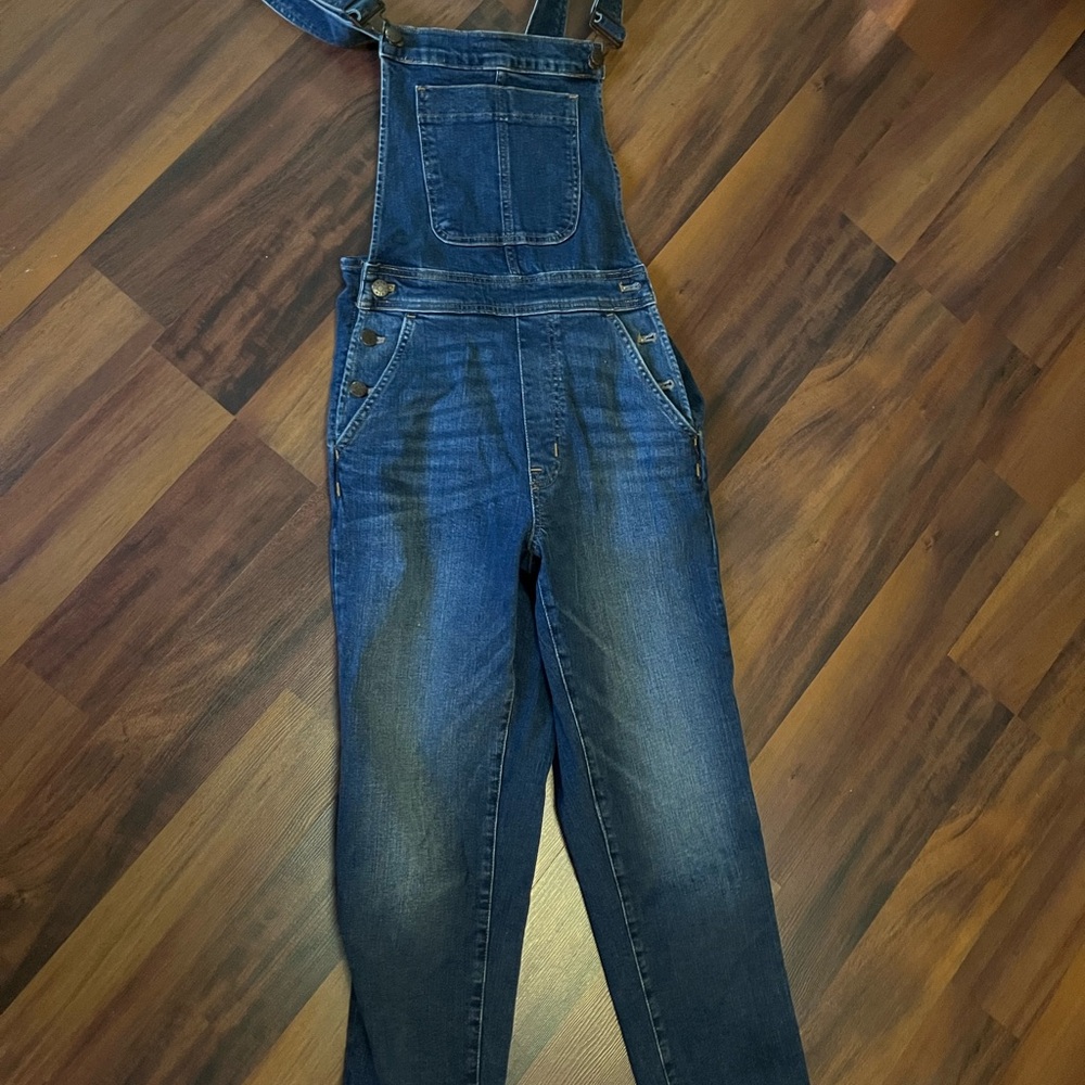 J. Crew Blue Denim Overalls